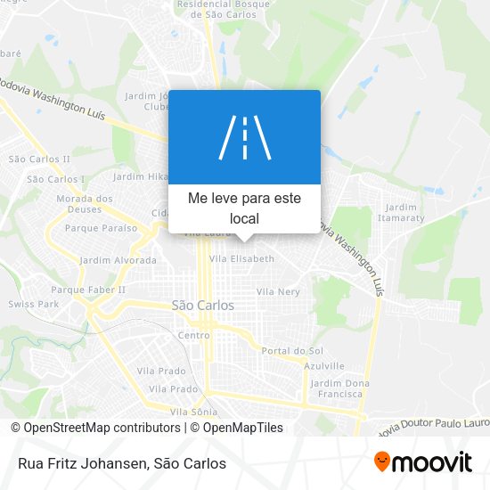 Rua Fritz Johansen mapa