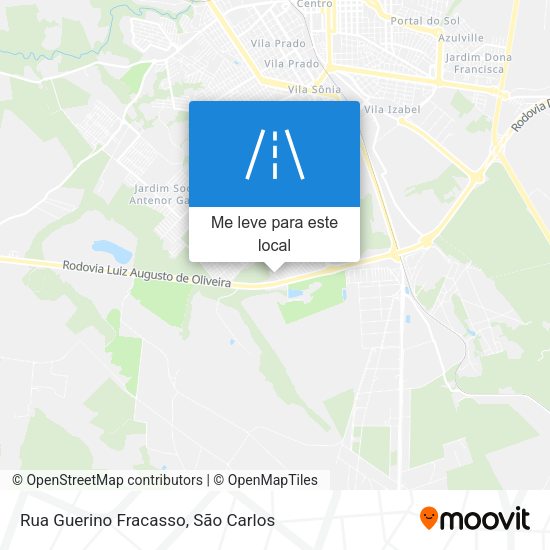 Rua Guerino Fracasso mapa