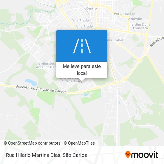 Rua Hilario Martins Dias mapa