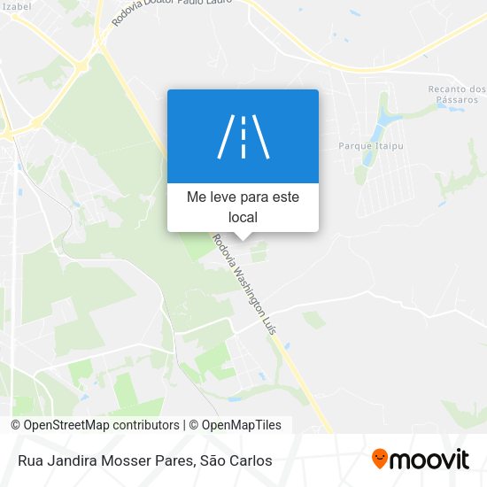 Rua Jandira Mosser Pares mapa