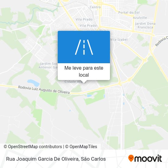 Rua Joaquim Garcia De Oliveira mapa