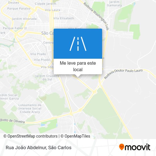 Rua João Abdelnur mapa