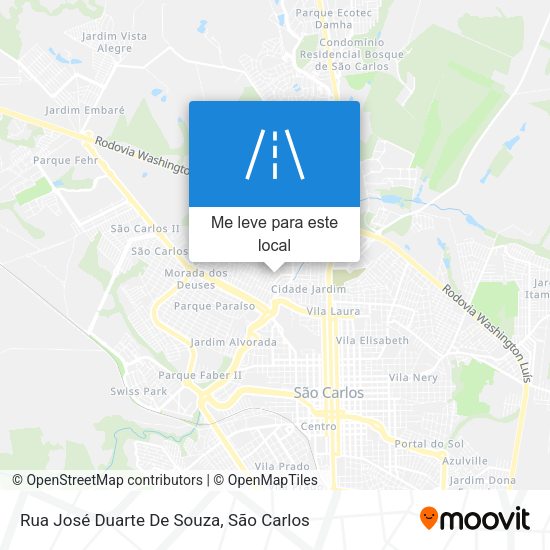 Rua José Duarte De Souza mapa