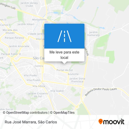 Rua José Marrara mapa