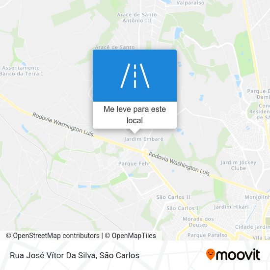 Rua José Vítor Da Silva mapa