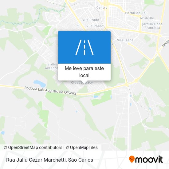 Rua Juliu Cezar Marchetti mapa