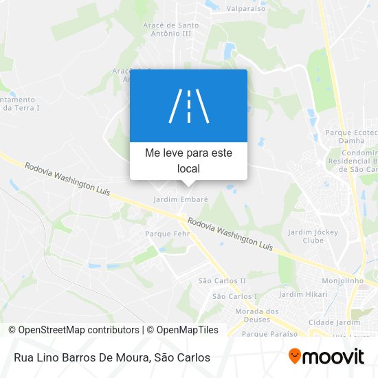 Rua Lino Barros De Moura mapa