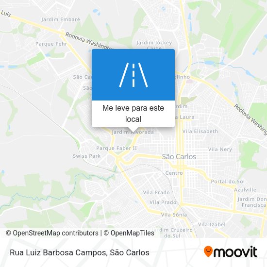 Rua Luiz Barbosa Campos mapa