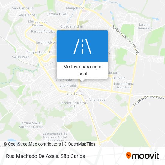 Rua Machado De Assis mapa