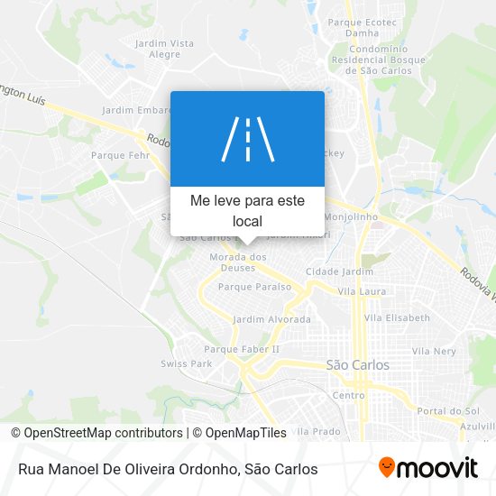 Rua Manoel De Oliveira Ordonho mapa