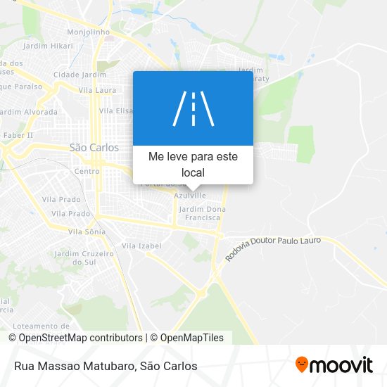 Rua Massao Matubaro mapa