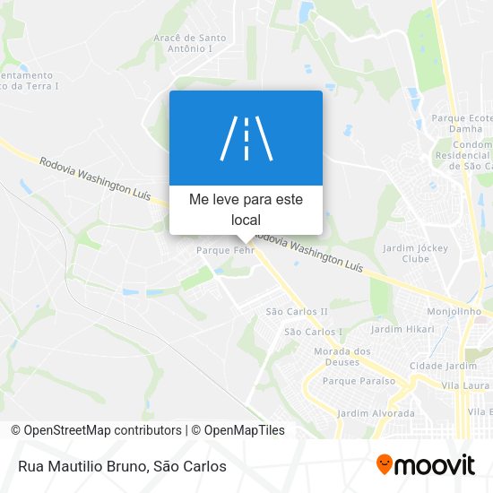 Rua Mautilio Bruno mapa