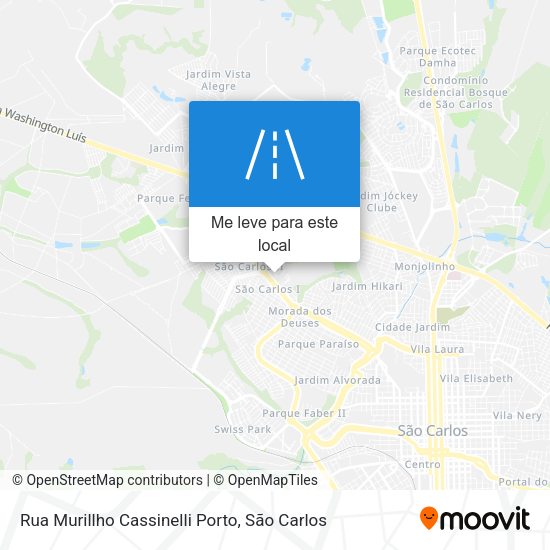 Rua Murillho Cassinelli Porto mapa