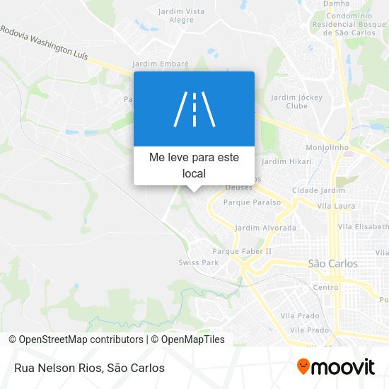Rua Nelson Rios mapa