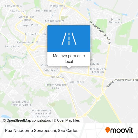 Rua Nicodemo Senapeschi mapa