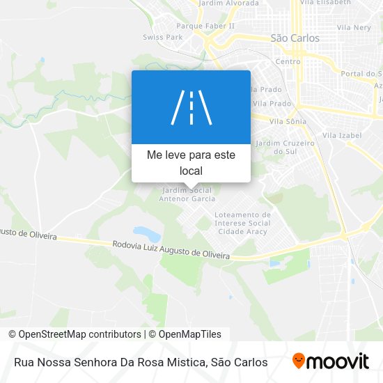Rua Nossa Senhora Da Rosa Mistica mapa