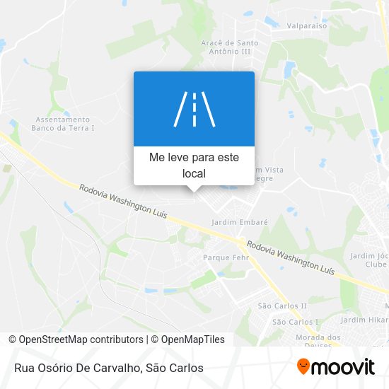 Rua Osório De Carvalho mapa