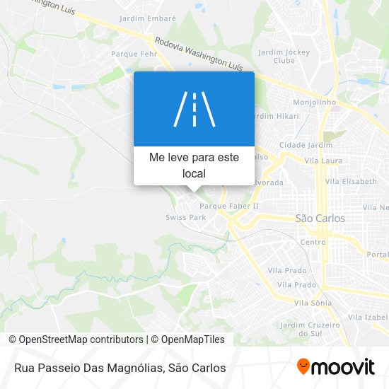 Rua Passeio Das Magnólias mapa