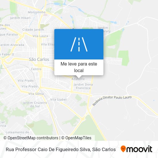 Rua Professor Caio De Figueiredo Silva mapa