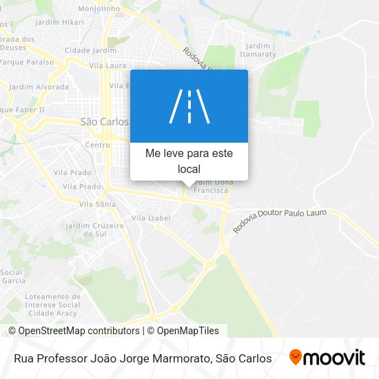 Rua Professor João Jorge Marmorato mapa