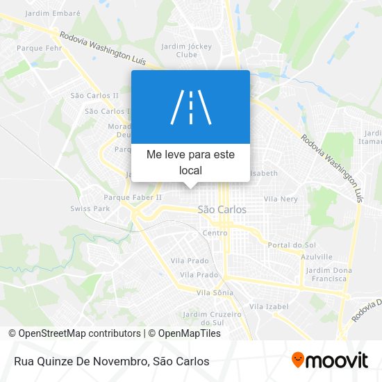 Rua Quinze De Novembro mapa