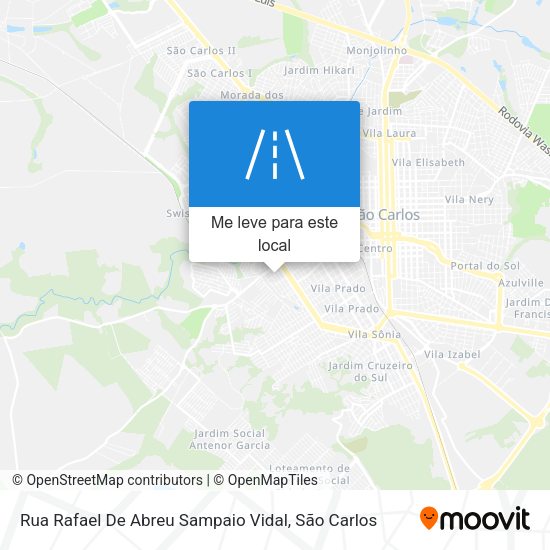 Rua Rafael De Abreu Sampaio Vidal mapa