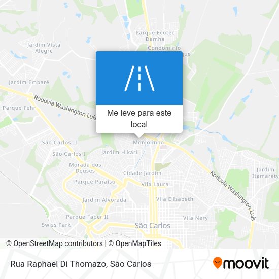 Rua Raphael Di Thomazo mapa