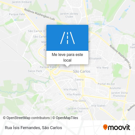 Rua Ísis Fernandes mapa