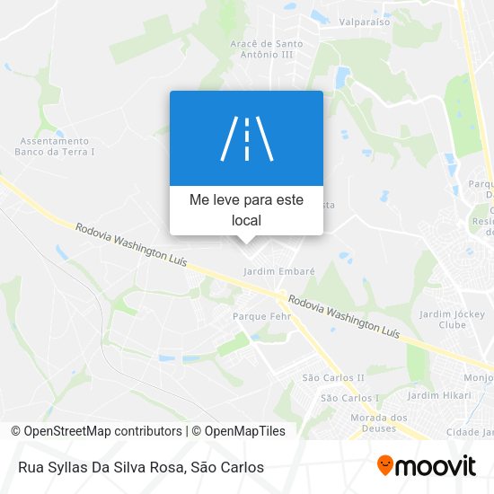 Rua Syllas Da Silva Rosa mapa