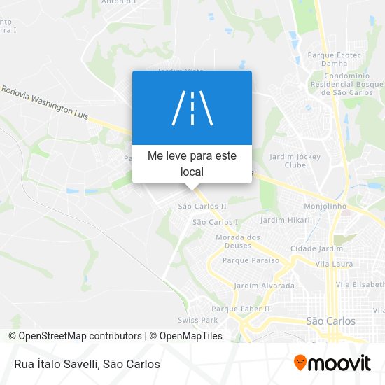 Rua Ítalo Savelli mapa
