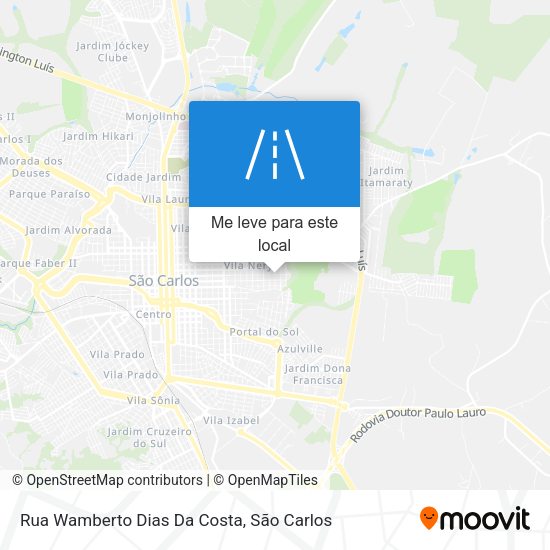 Rua Wamberto Dias Da Costa mapa