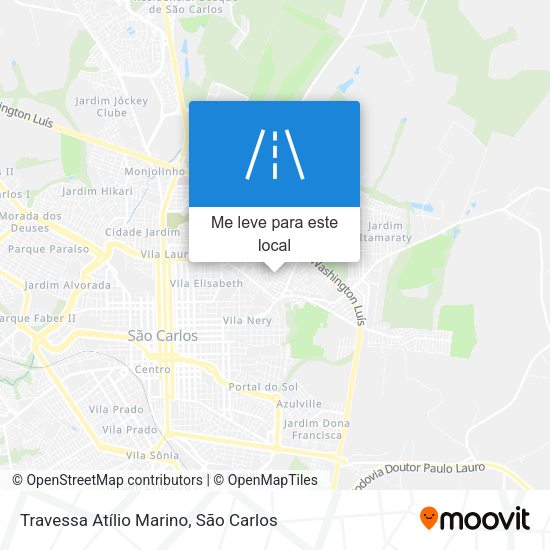 Travessa Atílio Marino mapa