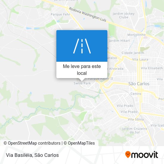 Via Basiléia mapa