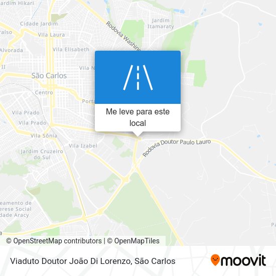 Viaduto Doutor João Di Lorenzo mapa