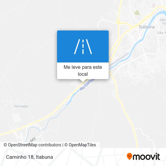 Caminho 18 mapa