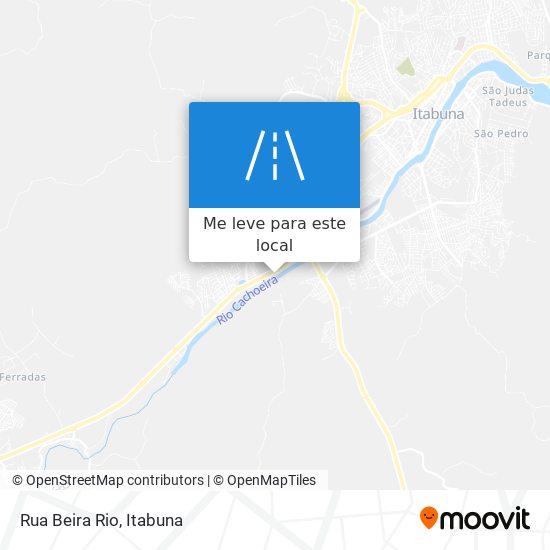 Rua Beira Rio mapa