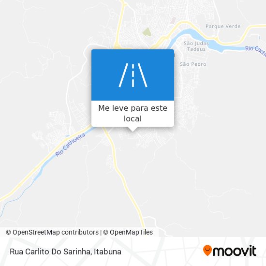 Rua Carlito Do Sarinha mapa