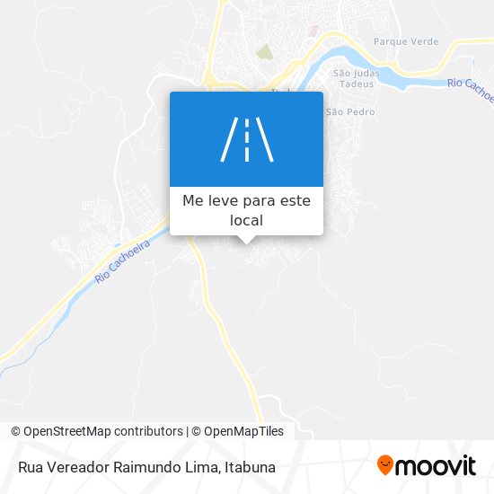Rua Vereador Raimundo Lima mapa