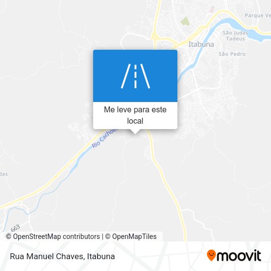 Rua Manuel Chaves mapa