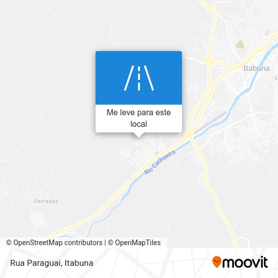 Rua Paraguai mapa