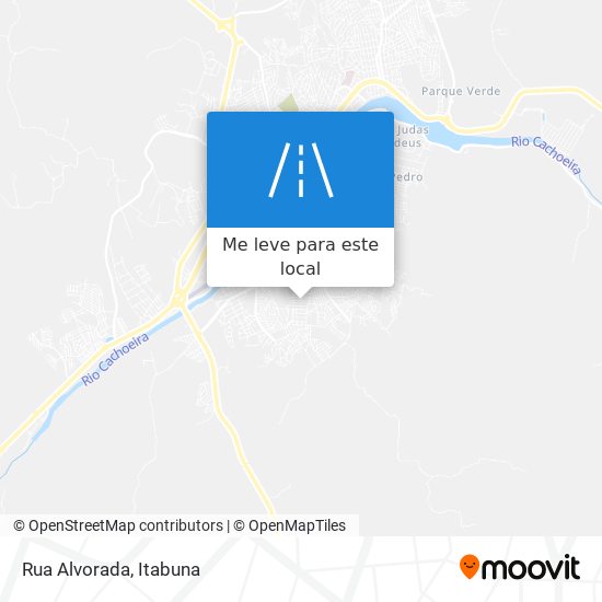 Rua Alvorada mapa