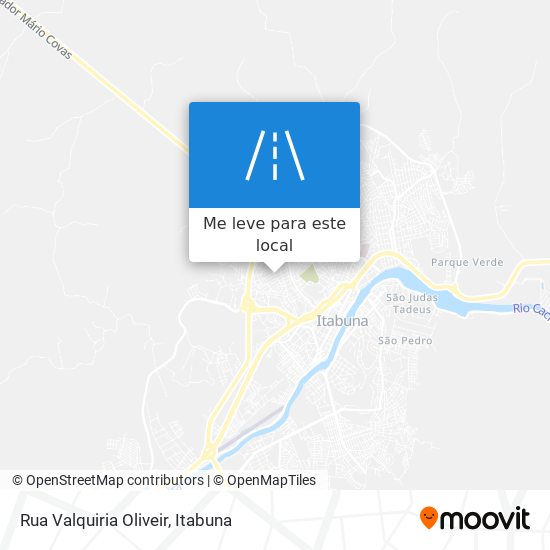 Rua Valquiria Oliveir mapa