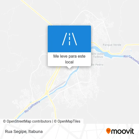 Rua Segipe mapa