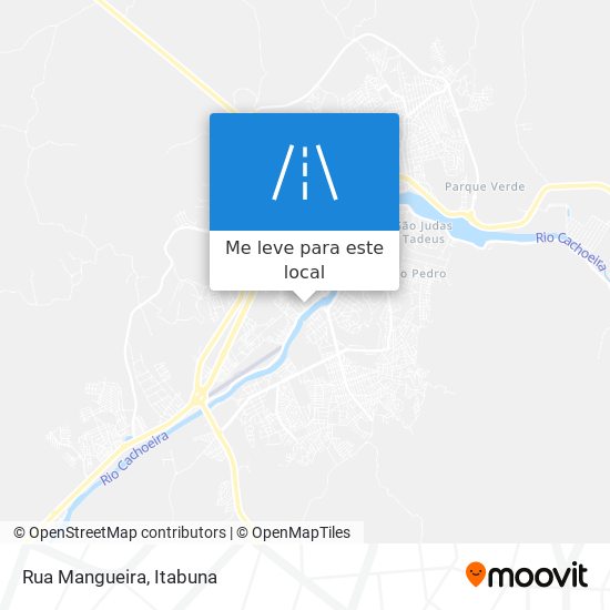 Rua Mangueira mapa