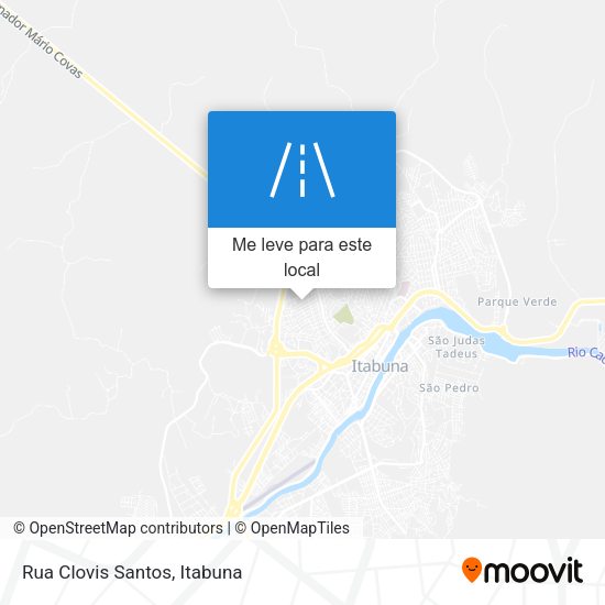 Rua Clovis Santos mapa