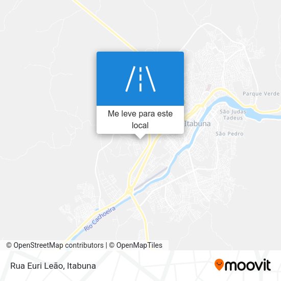 Rua Euri Leão mapa