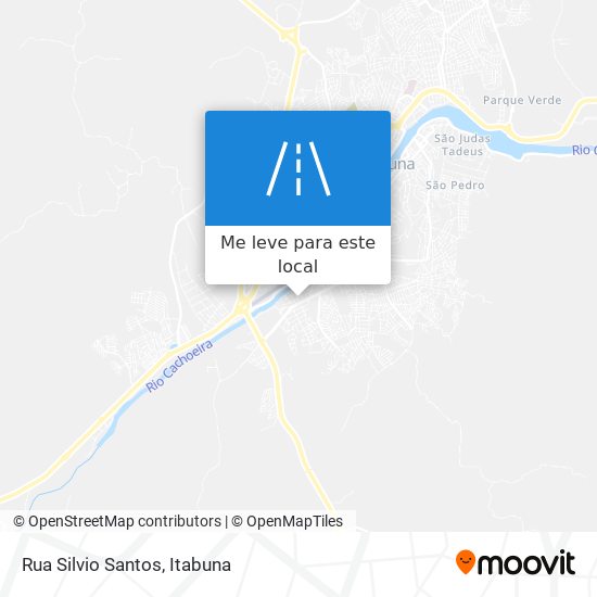 Rua Silvio Santos mapa