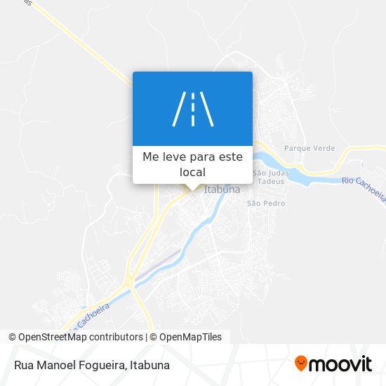 Rua Manoel Fogueira mapa
