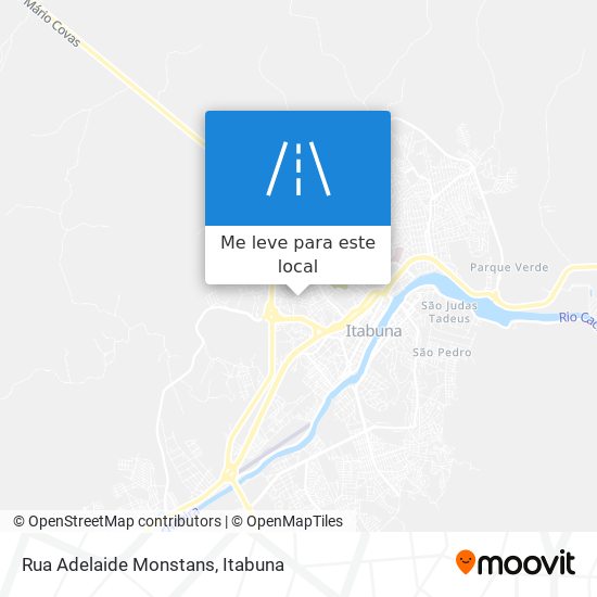 Rua Adelaide Monstans mapa