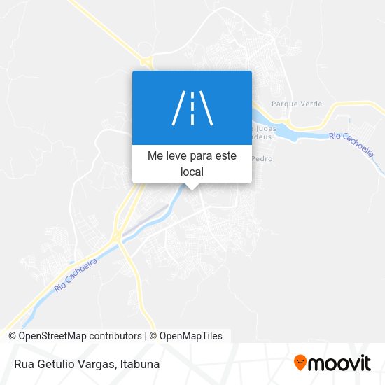 Rua Getulio Vargas mapa